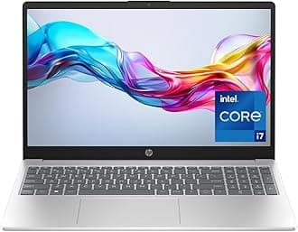 Laptop 15-fd0111ne, 15.6" Full HD Display, Intel Core i7-1255U, 16GB RAM, 512GB SSD, Intel Iris Xe Graphics, Windows 11 Home, Keyboard English/Arabic, Natural silver [B21RHEA] (US Version)