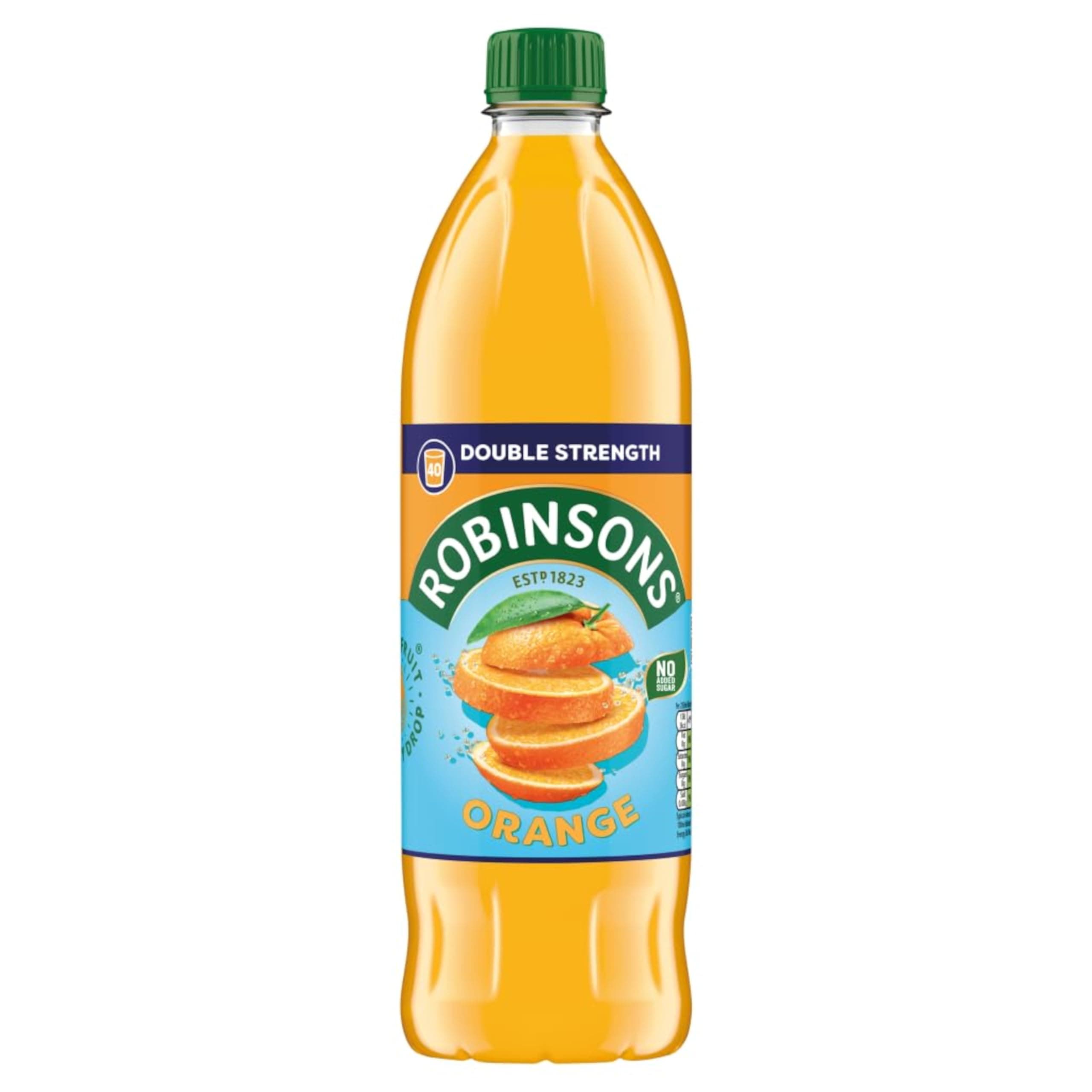 Double Strength Orange No Added Sugar Squash 1L