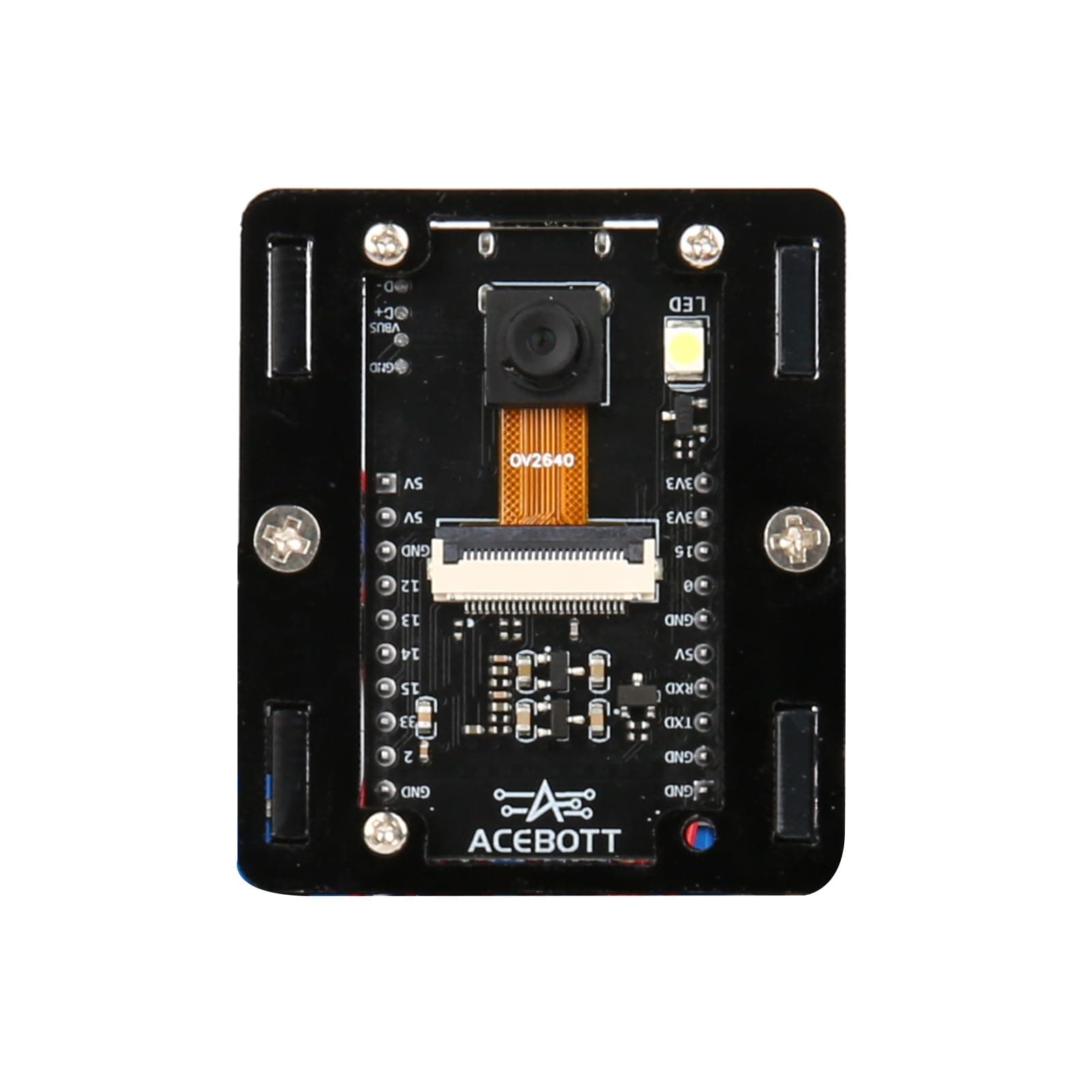 ACEBOTT 3MP Camera Expansion Pack Smart Car Starter Kit, Robotics Kit for Kids Ages 8-12 12-16, STEM Toys Coding Robot Kit for Teens & Adults(QD002)