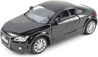 KiNSMART - 2008 Audi TT Coupe 1:32 Scale 5" Die Cast Metal Model Toy Car (Black)