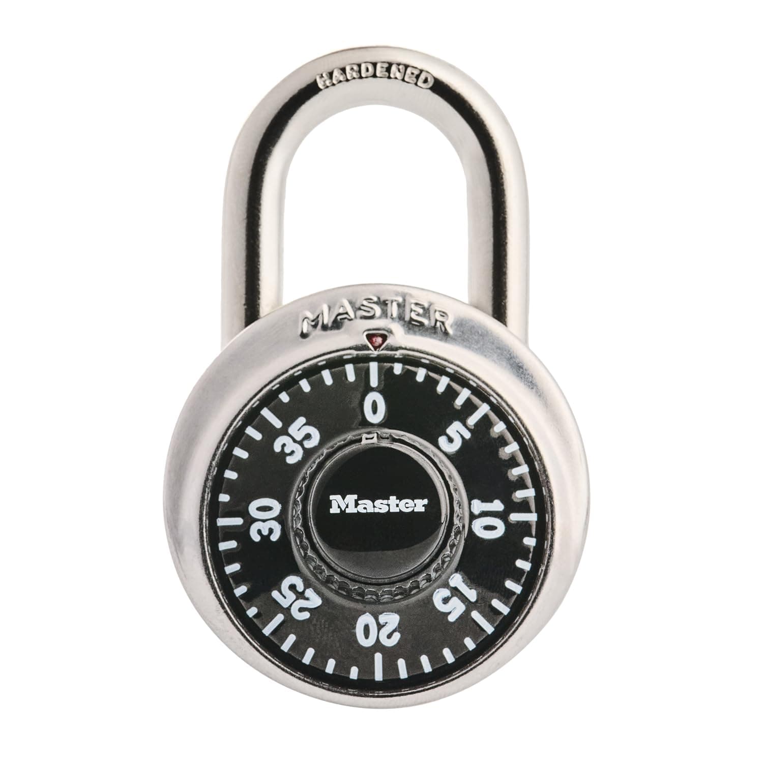 Master Lock 1500D Dial Combination Lock, 1-7/8-inch, Black