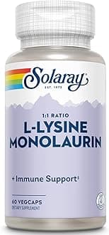 L-Lysine Monolaurin 1:1 1:1 Veg Cap 60 ct