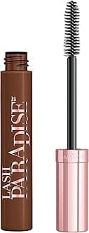 Makeup Voluminous Lash Paradise Mascara, Voluptuous Volume, Intense Length, Feathery Soft Full Lashes, No Flaking, Smudging or Clumping, Latte Brown, 0.28 Fl Oz
