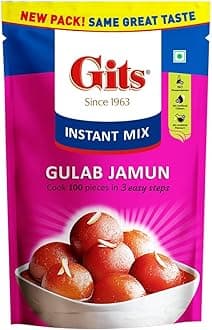 Instant Gulab Jamun Dessert Mix, Makes 100 per Pack, Pure Veg, Delicious Indian Dessert and Mithai, 500g