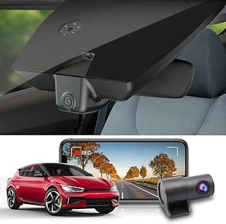 Fitcamx Dashcam Car Front and Rear Compatible with Kia EV6 GT GT-Line Light Wind 2022-2024, OEM Dashcam 4K 2160P+1080P UHD Video WiFi, G Sensor, Loop Recording, Night Vision, Plug Play, 128GB Card