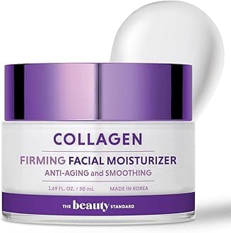 Collagen Daily Face Moisturizer - Anti-Aging, Skin Firming, Hydrating - Dermatologist Tested, Clean Beauty, Cruelty-Free Korean Skin Care for All Skin Types - 1.69 fl. oz (2 Pack)
