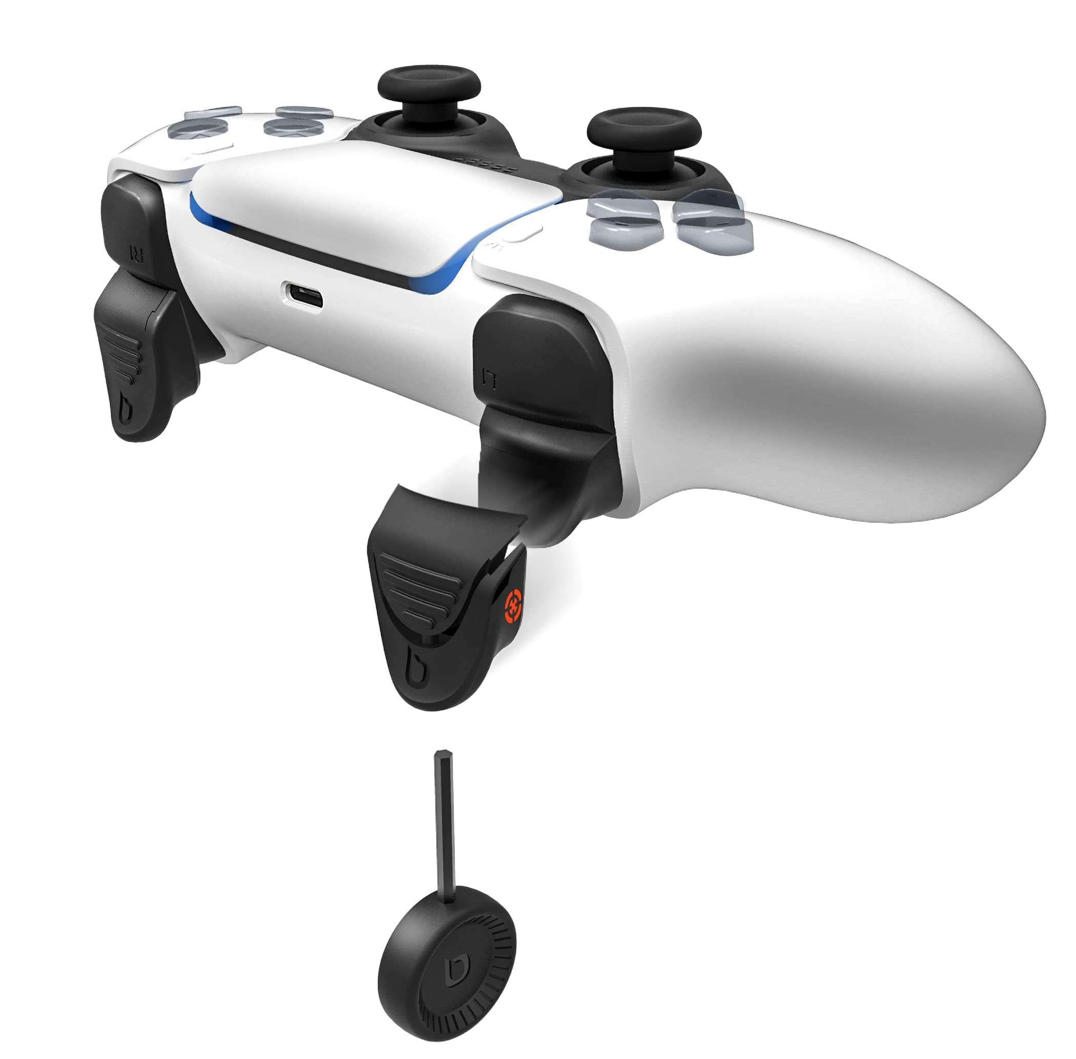 Bionik Quickshot Pro For PlayStation 5 Controllers: Trigger Lock System For Faster Reaction Time - Includes Two Sets