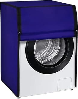 Amazon Brand - Umi. Front Load Washing Machine Cover Suitable for LG 8.5 kg, 9 kg, 9.5 kg, 10 kg, 10.5 kg, 11 kg, 11.5 kg, 12 kg (Ink Blue, 72cms X 63cms X 81cms)
