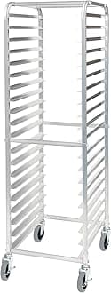 Winco Aluminum Sheet Pan/Bun Rack, 3" Spacing, 20 Tier