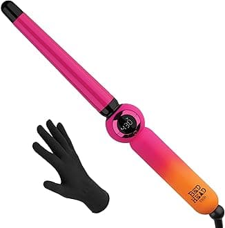Rock N' Waver Digital Tapered Curling Wand | Natural-Looking, Textured Waves, (3/4-1 in)