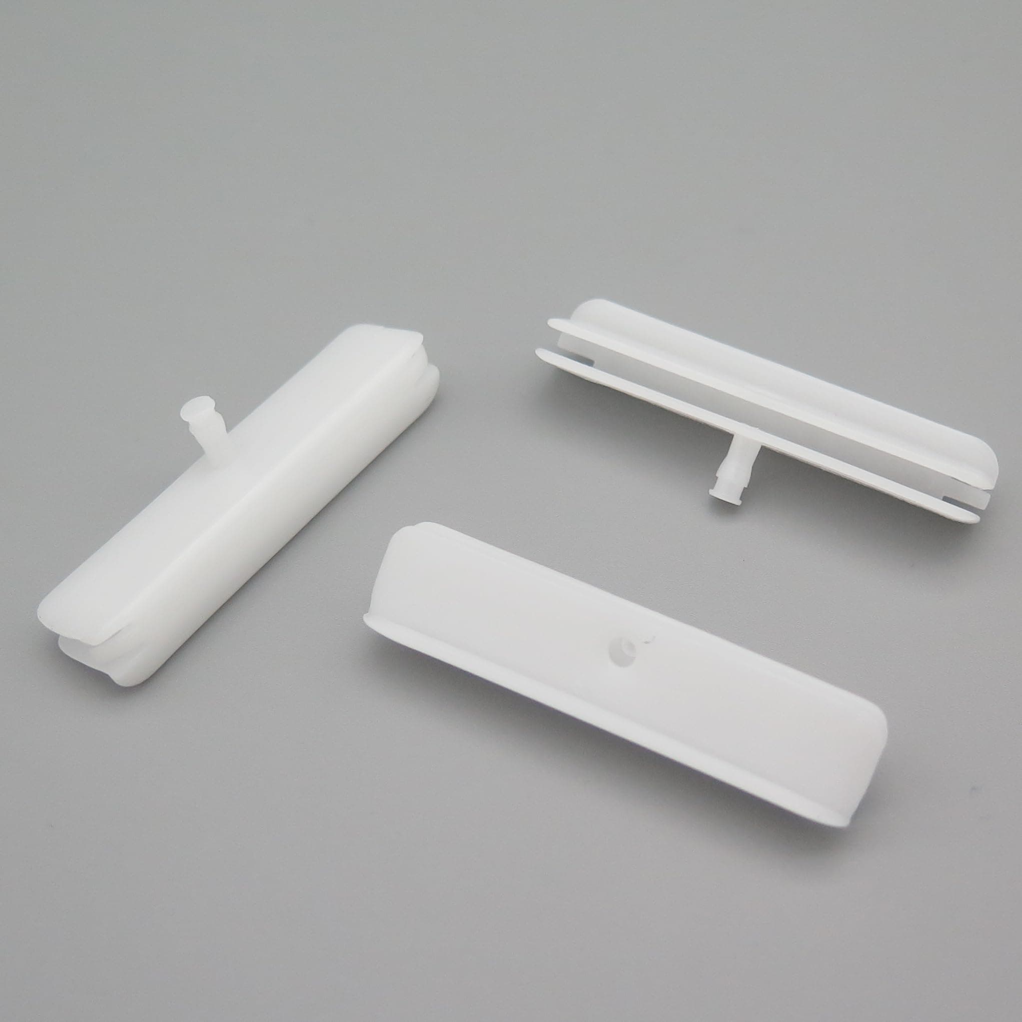 VVO Fasteners Plastic Front Window Runner Guide Clip, White (Pack of 2)