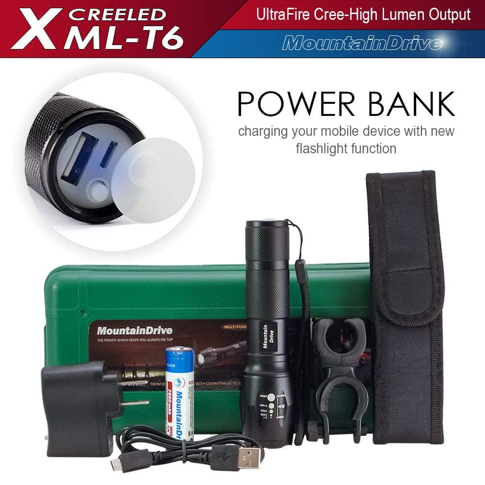 Powerful Torch (Green NO Bat.)