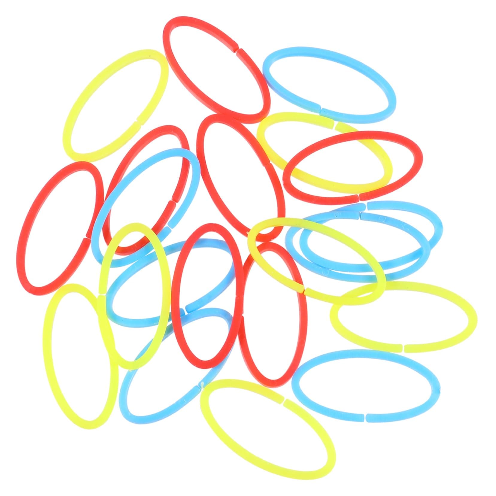 CANIGHT 2 plastic connecting chain kids tools ring for kids plastic connector ring kids sorting game children toys childrens toys Math Teaching Toy primary school key ring multicolor