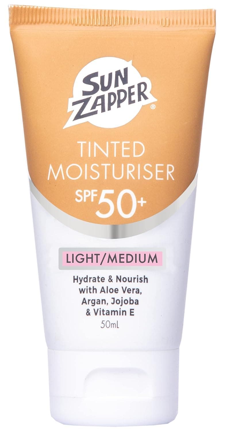 Sun Zapper Tinted Moisturiser SPF 50+ Light/Medium BB Cream 50mL