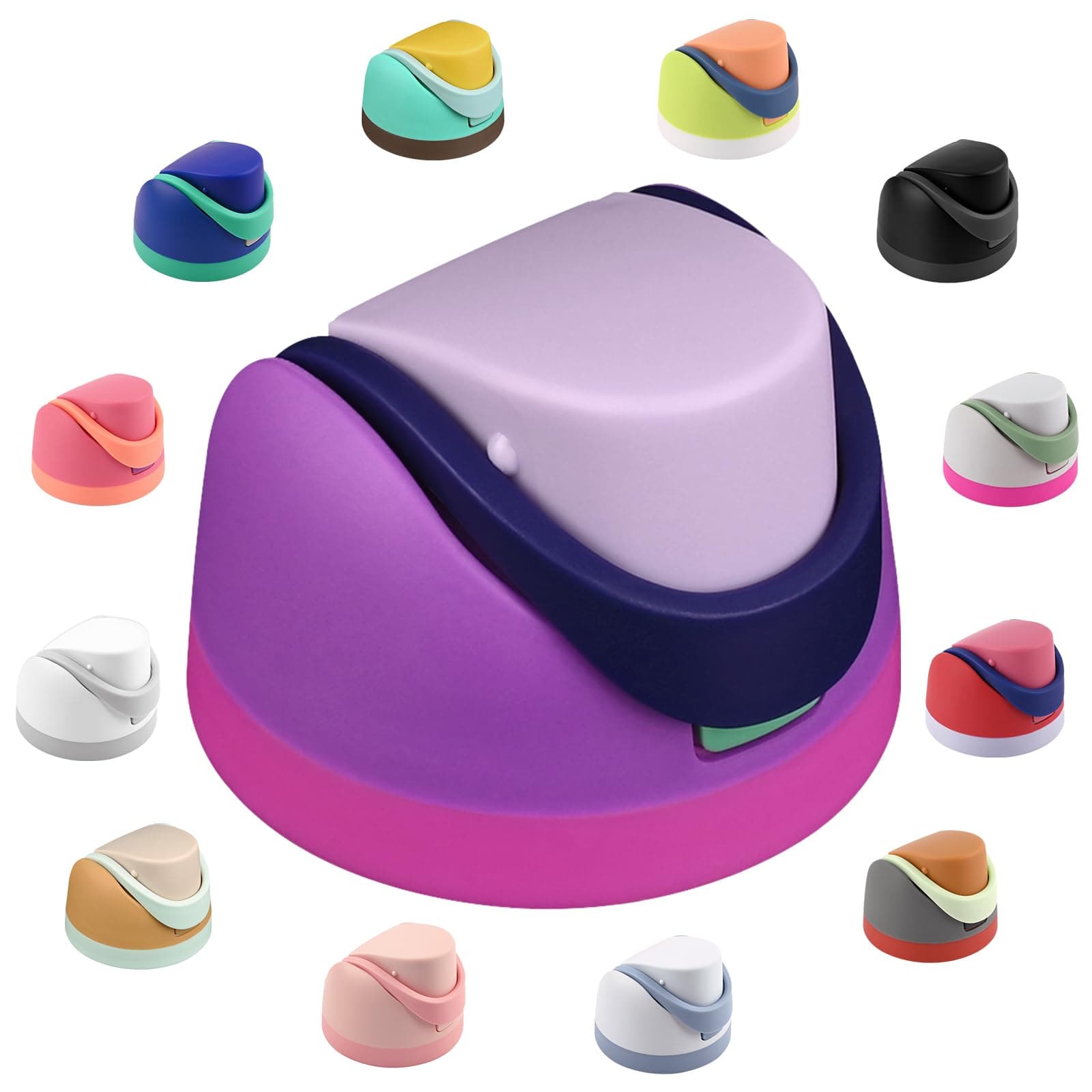 Moukiween Replacement Cap for Owala Freesip Bottle, One Button Water Bottle Top Lid Accessories Compatible with Owala Cup 16oz 24oz 32oz 40oz, BPA-Free, No Water Leakage, Magenta