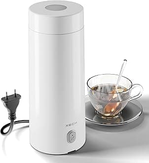 XECH Portable Electric Kettle 400ml | Mini Electric Kettle for Hot Water | Small Kettle with In-Built Cable | Bottle-Shaped Kettle for Tea, Coffee & More (Hydroboil Lite)