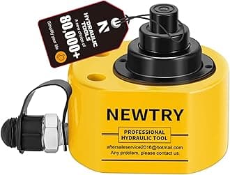 - NEWTRY Hydraulic Ram Jack 30T Hydraulic Cylinder Low Profile Ram Jack Multi-Section 2.13” Stroke Lifting Cylinder Mini, Portable for Machinery, Bridge, Construction