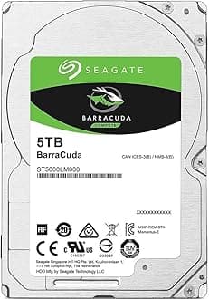 Seagate Guardian BarraCuda ST5000LM000 - Hard drive - 5 TB - internal - 2.5" - SATA 6Gb/s - 5400 rpm - buffer: 128 MB