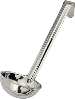 Winco One Piece Stainless Steel Ladle, 3 Ounce, 6"