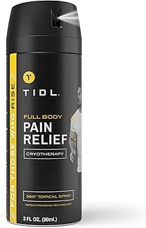 Cryotherapy Pain Relief Spray, 3 Oz, Targeted Neck Pain, Joint & Muscle Pain Relief, Organic, Plant-Based Menthol, Instant Cooling, Back & Knee Pain