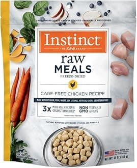 Instinct Raw Meals Freeze-Dried Chicken Cat Food, 25 oz. Bag