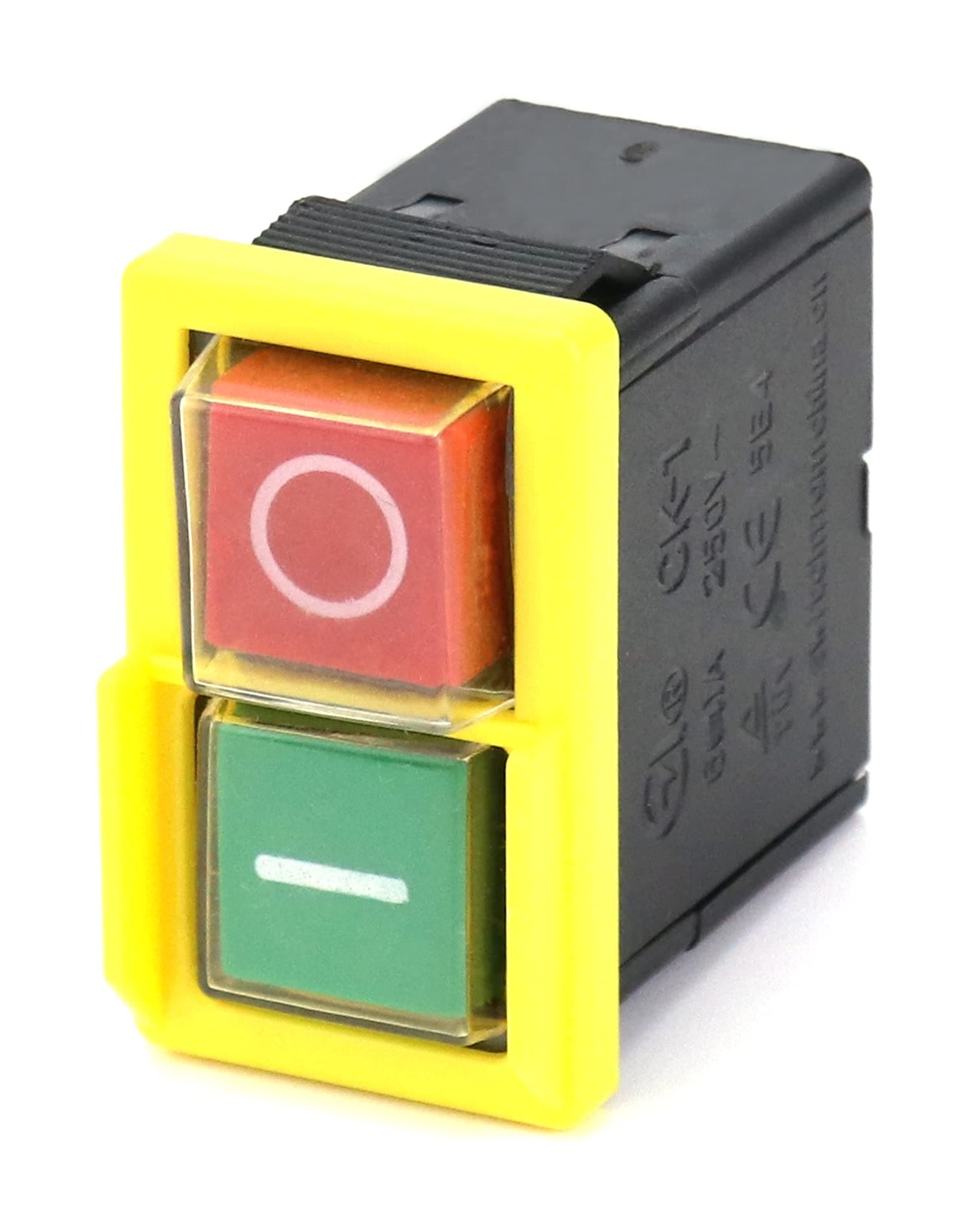 QWORK KJD 6 Universal Replacement Switch 250V 4 A, NVR Switch, Emergency Stop Switch