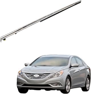 labwork Front Chrome Molding Trim Left Driver Side Replacement for Sonata 2011-2014