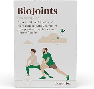 BioJoints-Joint Support Supplement | Reduce Anti-Inflammatory & Tirdness | Glucosamine & Chondroitin Complex 900 Mg, Hyaluronic Acid 50mg, Boswellia, Turmeric Extract 100 Mg, Vitamin D3-60 Tablets