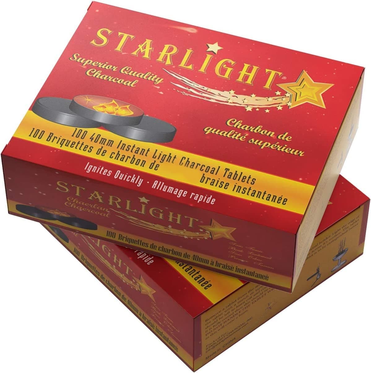 - Starlight Charcoal 33mm Instant Light Charcoal Tablets