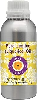 Deve HerbesPure Liquorice (Licorice) Oil (Glycyrrhiza glabra) 1250ml (42 oz)