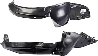 TRQ Front Inner Fender Liner Set Compatible with 2008 Chevrolet Malibu GM1248140 GM1249201