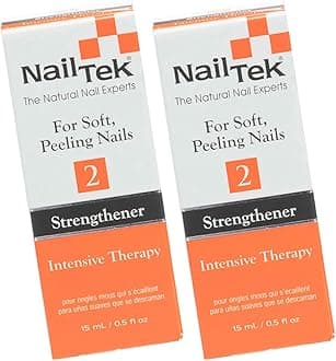 Intensive Therapy 2, Nail Strengthener for Soft and Peeling Nails, 0.5 oz x 2-Pack