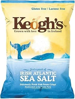 Keogh's Irish Atlantic Sea Salt Potato Crisps 125g