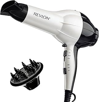 Helen Of Troy REVLON 1875 Watts Volumizing Hair Dryer, White