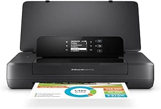 OfficeJet 200 Wireless Mobile Printer - Black, Battery Included (CZ993A)