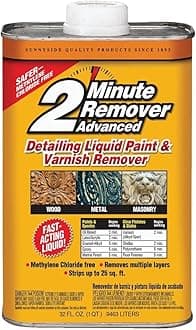 2 Minute Remover Advanced Detailing Liquid Paint & Varnish Remover, 1 Quart - Liquid