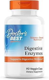 Digestive Enzymes Supplement for Women & Men - Supports Gut Health, Digestion, & Overall Wellness, Formulated with Amylase, Super Enzyme Blend for Food Break Down, Non GMO - 90 Veg Caps