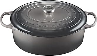 Enameled Cast Iron Signature Oval Dutch Oven, 9.5 qt., Oyster