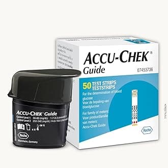 - Accu-Chek Guide Strips Pack of 50 (White)
