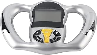 Handheld Body Fat Analyzer, Body Composition Monitor, Portable Body Fat Tester BMI Meter Fat Analyzer Body Fat Loss Monitor Measure Device for Fitness Bodybuilding Muscle Gain