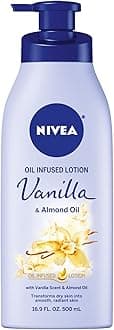 Nivea Lotion Oil-Infused Vanilla/Almond Oil 16.9 Ounce Pump (500ml)