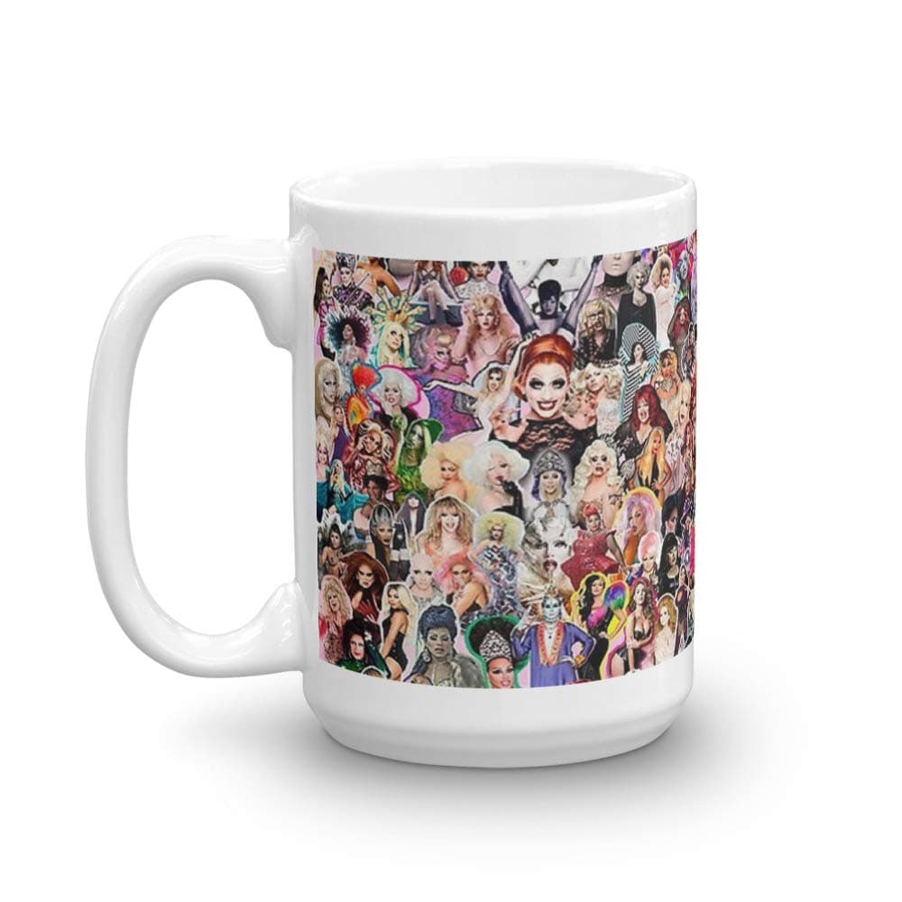 RuPaul Queen Mug 15 Oz White Ceramic