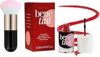 TopFinder® Bene Tint Lip & Cheek Stain | Korean Water Tint for Lips & Cheeks | Hydrating & Long-lasting Lip Gloss | Smudge-proof, Waterproof & Buildable Liquid Blush | Benetint Multipot Tint for Women