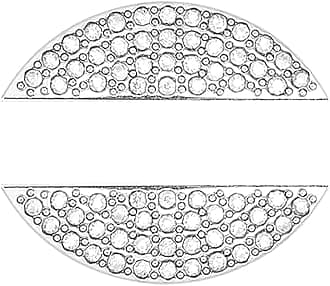 Jagowa Car Steering Wheel Logo Sticker, Rhinestone Self-Adhesive Bling Steering Wheel Logo Decoration Car Interior Decoration Supplies