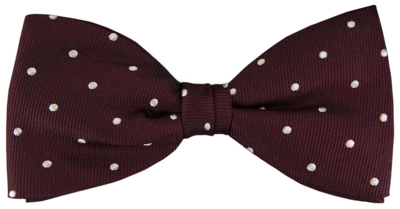 TigerTie Men's Polka Dot Bow Tie