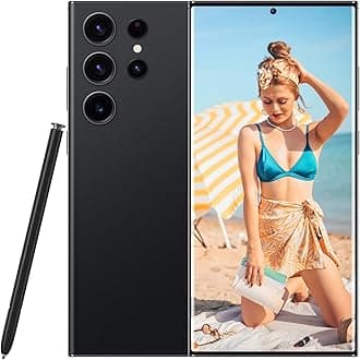 Unlocked Smartphone 6.7inch Cell Phone c24 Ultra 4+64GB HD Full Screen Straight Talk Phone Dual Sim Unlocked Android Phones Boost Mobile Phone (Black)