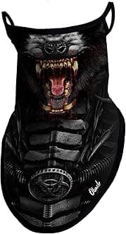 Obacle Neck Gaiter Face Mask with Ear Loops Bandana Face Mask Scarf Face Cover for Men Women