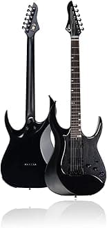 M800 Smart Electric Guitar Kit With Effects, Practice Guitar Intelligent System With HH Pickup, 80s Loop, 40 Drummer, 10H Bettaty Life, 6 Strings, Right Hand