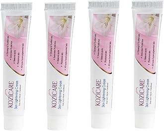 Kozicare Healthvit Kozic Acid, Vitamin C & E, Arbutin Skin Whitening Cream,15g (Pack of 4)