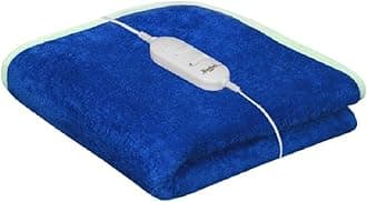 Warmland® BIS Certified ISI Mark Approved Basic Range Single Bed Electric Bed Warmer/Blanket |60 * 60 Inches| Auto Cut Off| Over Heat Protection| 5 Year Replacement Warranty|